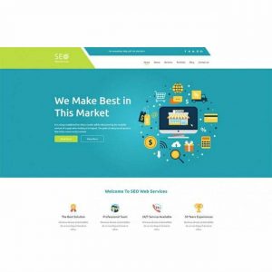 SEO Web Service – HTML Template